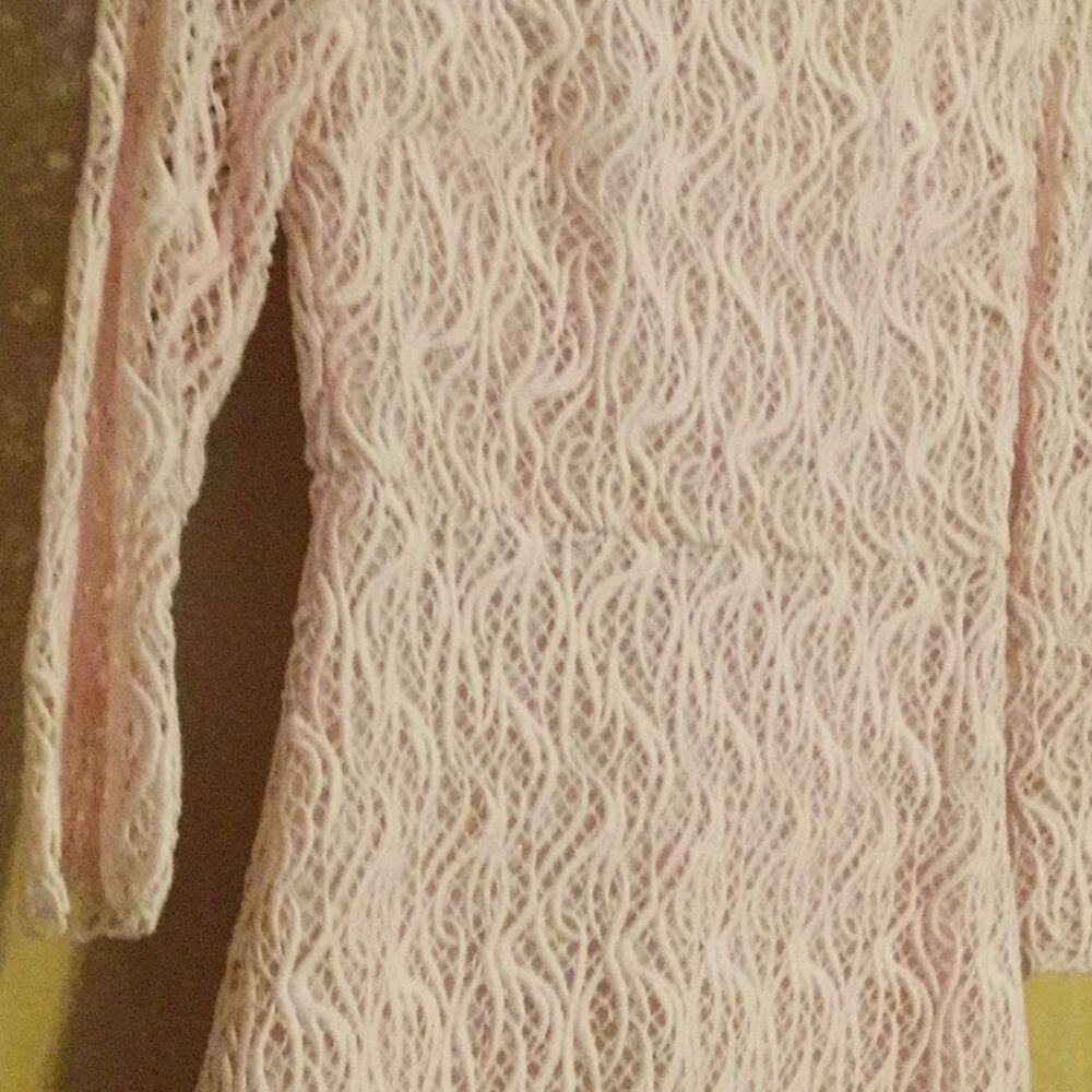 Les Copains Baby pink embroided dress - Picture 7 of 15